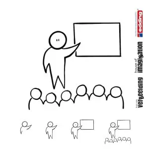 Draw icon step by step teacher class