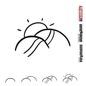 Draw icon step by step nature valley