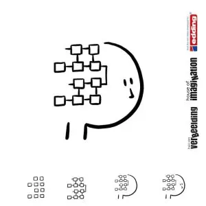 Draw icon step by step technology artificial intelligence