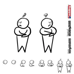 Draw icon step by step people expressions angry
