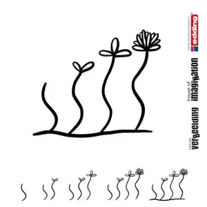 Draw icon step by step success growth
