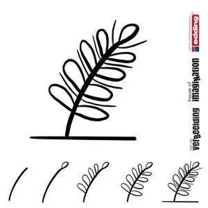 Draw icon step by step nature wheat