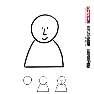 Draw icon step by step emotion expression happy content