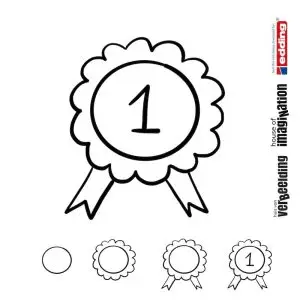 Draw icon step by step success price