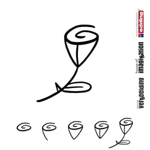 Draw icon step by step nature rose