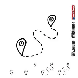 Draw icon step by step road to success