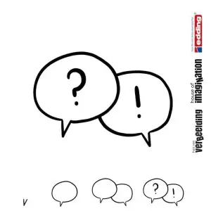 Draw icon step by step communication question answer