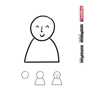 Draw icon step by step emotion expression happy content