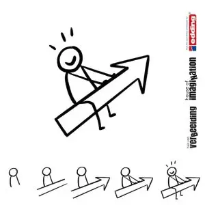 Draw icon step by step success arrow