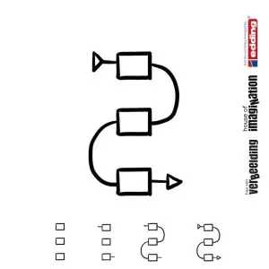 Draw icon step by step project process