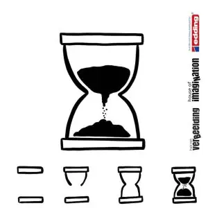 Draw icon step by step hourglass