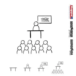 Draw icon step by step school college university