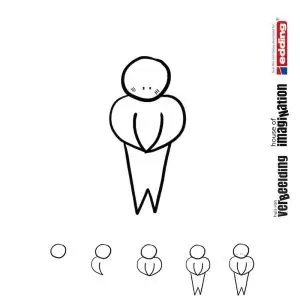 Draw icon step by step people expressions