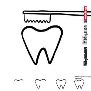 Icon draw step by step health teeth tooth