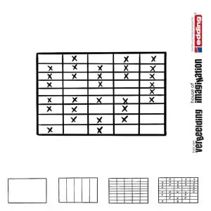 Draw icon step by step school schedule