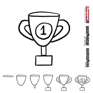 Draw icon step by step success price