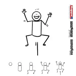 Draw icon step by step people expressions