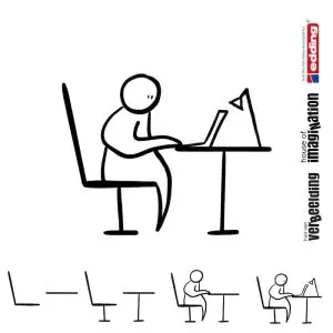 Draw icon step by step school homework